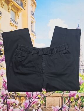 Pendleton Black Cropped High Waist Dress Pants Size 10